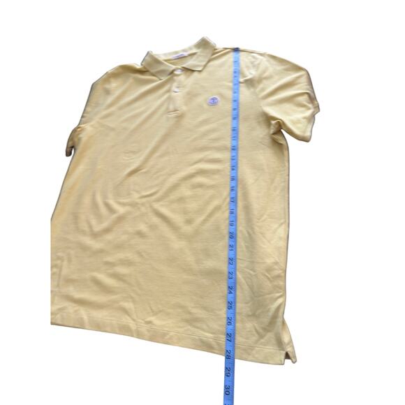 Serge Blanco Men's Yellow Preppy Slim Fit Short Sleeve Polo Shirt Size XL‎ - Picture 11 of 12